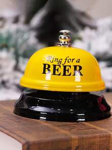 Unique Gift: Customizable Metal Call Bell/Order Service Bell. Valentine's Day Special Gift: Romantic Signal Transmission Device, Pink Customizable Text Bell. Student Gift: Creative Yellow & Brown Metal Bar/Dining Bell, Pet Training Bell. - Multicolor - View 8