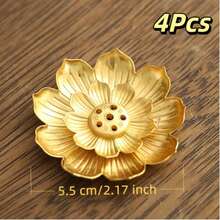 A Creative Retro Lotus Incense Burner/Stand, Elegantly And Compactly Designed, Suitable For Living Rooms, Bedrooms And Coffee Tables.