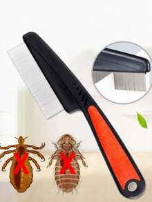 1pc Deep Scalp Cleansing Comb, Small Teeth Dandruff & Lice Brush, Long Handle Beauty Comb, Cat Deshedding Brush, Dog Grooming Tool, Multi-Function Comb, Brush, Hair Brush, Edge Comb, Hair Brush, Comb, Hair Brush, Detangling Brush, Ball-Shaped Brush, Mini Hair Brush, Hair Brush Set, Wooden Comb, Hair Brush Comb, Hairstylist, Hair Styling Tools, Hair Care Products, Hair Accessories, Brush, Back Brush - Multicolor - View 10