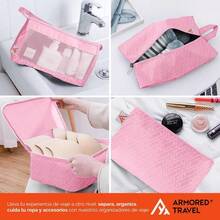 Organizadores de viaje para maletas *PAQ 10 PIEZAS* bolsas organizadoras paquete esenciales para viaje Travel organizer Armored Travel Organizadores - Paq10 - Agata - OrganizadoresPaq10Agata - Ver 6