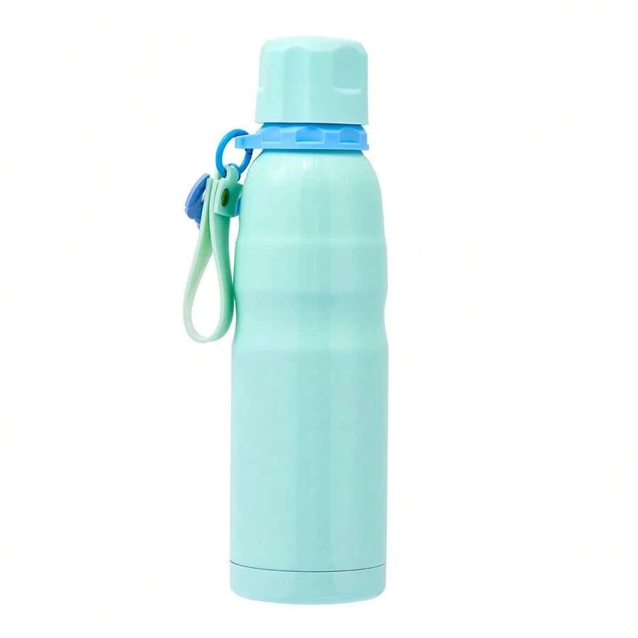 Miniso 名创优品史迪奇保温杯 600毫升 - 防漏冷热两用杯，带挂绳，适合上学等场合 - 淺藍色 - 查看 1