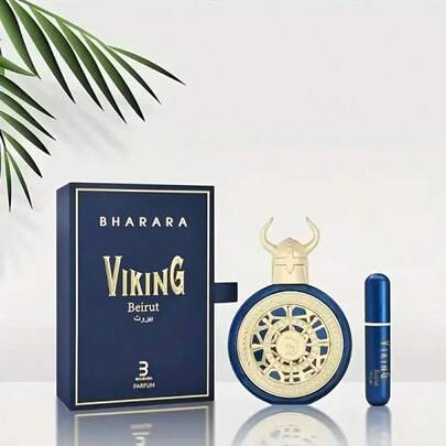 BHARARA KING men's perfume, 3.38 ounces, contains orange, bergamot and lemon fragrance, which is suitable for daily use.