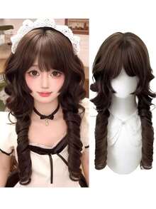 25inch Sweet Jellyfish Curl Wig, Lolita Atmosphere JK Style Wig For Women - Multicolor - View 1