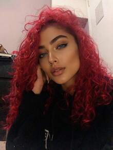 99J Burgundy 250 Density Curly Short Bob Wigs Human Hair 13x4 HD Transparent Lace Front Wigs Human Hair Pre Plucked Glueless With Baby Hair Red Colored Brazilian Remy Kinky Curly Lace Closure Wigs For Women - 勃根地 - 查看 2