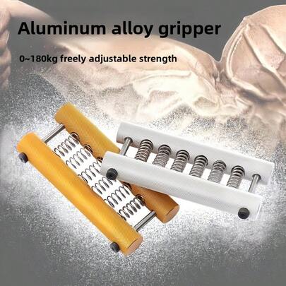 Adjustable Aluminum Alloy Hand Grip Strengthener, High Strength Spring Arm Strength Trainer, Finger Strength Exerciser For Home Arm Muscle Training