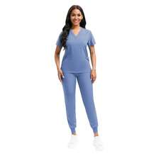 Pijama Quirurgica Conjunto Medico Anti Fluidos Jogger, Scrub - Lavado ligero - Ver 4