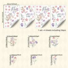 BRUP 3/4 Pcs/Set Adorable Bow Hearts Wall Decals Multi-Color Pattern - Removable For Study Entryway Decor, Whimsical Pastel Bow Tie Heart Stickers Create Cozy Home Atmosphere - Multicolor - View 14
