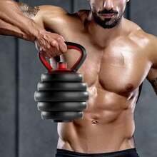 Adjustable Kettlebell Handle Exercise Kettlebells Weight Dumbbells Converter New - Black - View 3