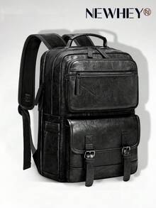 NEWHEY Laptop Backpack Men's Waterproof Backpack Men's 15.6 Inch Fashion Backpack Handbags For Work Travel College Office Bag