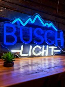 1 pieza Letrero de neón LED, luz en forma de montaña, panel trasero de acrílico, alimentado por USB, luz decorativa de pared, adecuado para bar, sala de estar, decoración de fiesta - luz policromática - Ver 8