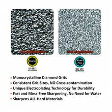 SHARPAL Dual-Grit Diamond Sharpening Stone File Coarse 325 / Extra Fine 1200 Grit - 121N 堅固手柄,無皮繩 - 查看 6