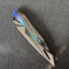 1pc 2026 New Year Bestseller Valorant Peripheral Model - Starry Sky Butterfly Balisong Fearless Contract Singularity Model Toy, Realistic Toy Gradient Blue & Pink Butterfly Balisong, Cool And Stylish Game Prop Knife, Exquisite Gift, Birthday Gift - Multicolor - View 10