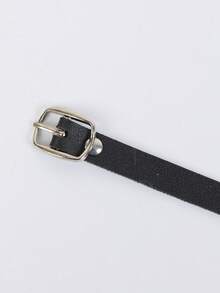 1pc Fashionable Punk Rivet Faux Leather Eye Mask, Gothic Dark Style Costume Party Decoration Prop With Adjustable Strap Valentine's Day Costume