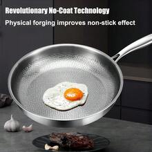 Frying PanTitanium Hammered Pan Pro with Lid Titanium Pans for Cooking Non Stick titanium Frying Pan Cookware 12in - Negro - Ver 2