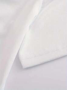 2026 Women's Y2K Cute Deer Pattern Print T Shirt,White Brown Sketch Round Neck Top,Summer Sweet Style Birthday Valentine Gift Daily WearEnd Of Season,Final Stock,Fan Favorite.,Soft & Comfortable For Daily Wear, Versatile Basic Tee For Spring And Summer.,Valentine Outfits For Women,Spring,Summer Outfits For Women.Plus Size Women Short Sleeve Spring Tops  Loose Comfy Outfit. - 白色 - 查看 4