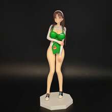 1Pc Gentle Clerk Girl Figurine Model - Desktop Peripheral Ornament | Suitable For Daily Use, Valentine's Day Gift, Holiday Present, School Use, Ideal Gift For Lover, Friend & Classmate | Fashion, Elegant, Cute, Unique & Niche - 袋裝 - 查看 1