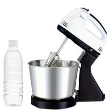 ISRBV Electric Stand Mixer, Classic Stand And Hand Mixer Adjustable Stainless Steel Egg Beater Cream Mixer For Frosting, Meringues, Dough, Eggs, Batter - 查看 10