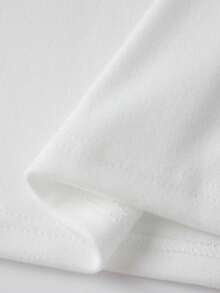 Womens Sweatshirt Long Sleeve Crew Neck Heart Embroidery Casual Loose Fit Pullover Tops - White - View 6