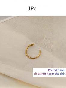 1个/2个/3个/5个装假鼻环，仿鼻钉饰品，8毫米，也适用于假唇环、鼻环套装、假唇环、唇钉，适合日常和派对佩戴 - 彩色 - 查看 21