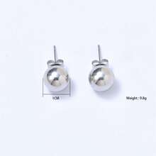 1 Đôi bông tai kiểu Punk mạ vàng 18K bằng thép không gỉ, thiết kế tối giản, phù hợp cho phụ nữ đeo hàng ngày, đi làm, dự tiệc, món quà tuyệt vời cho bạn bè, mẹ, người yêu. - Nhiều màu - Xem 10