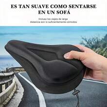 JAFEN Funda para Asiento de Bicicleta - Cojín de Gel para Asiento de Bicicleta Extra Suave, Universal (Pelotón, Exterior, Interior), Unisex - 2 - Ver 4