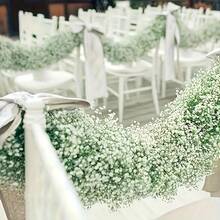 21/39 Bó hoa baby's breath nhân tạo, hoa giả cảm giác như thật, chống oxy hóa, thích hợp trang trí nhà cửa và ngoài trời, tự làm bó hoa trang trí sân vườn, văn phòng, trang trí mùa xuân, hoàn hảo cho kỷ niệm, đám cưới, sinh nhật, ngày Valentine, tiệc cưới. - trắng. - Xem 5