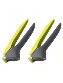 1pc Durable Plastic Garlic Press - Manual Kitchen Tool, Easy To Crush And Mince, Garlic Mincer, Essential Kitchen Gadget - Multicolor - View 12