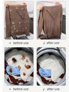 洗衣机漂浮式绒毛过滤器，洗衣机毛发收集器，洗衣机软管绒毛收集器，绒毛过滤袋，宠物毛发去除器，防缠绕毛发去除器，适用于返校季、万圣节、圣诞节等各种场合。洗衣机漂浮式绒毛收集器——高效去除漂浮杂物，不防水，不含酒精，尤其适用于比基尼区域。 - 彩色 - 查看 7