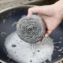Stainless Steel Scrubbers - Silver - View 2