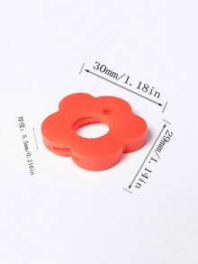 6/3/1pc Multi-Color Flower Shaped Silicone Key Cap Set (Including Labeled Key Caps) - Button Protectors With Color-Coded Design, Easy-To-Install Key Chain Organizers, Suitable For Home, Office, Party And Key Management (Color-Coded For Easy Key Identification), Random Colors - Multicolor - View 6