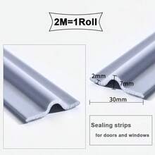 78.74 Inch Weather Stripping Seal Strip Self-Adhesive Window Draft Stopper Foam Window Gap Sealing Strip Soundproof Winter Insulation For Windows And Doors (White) - Multicolor - View 13