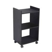 Nicho Organizador Móvel Multiuso Preto para Lavanderia com Rodízio 40cm - Preto - Visão 1