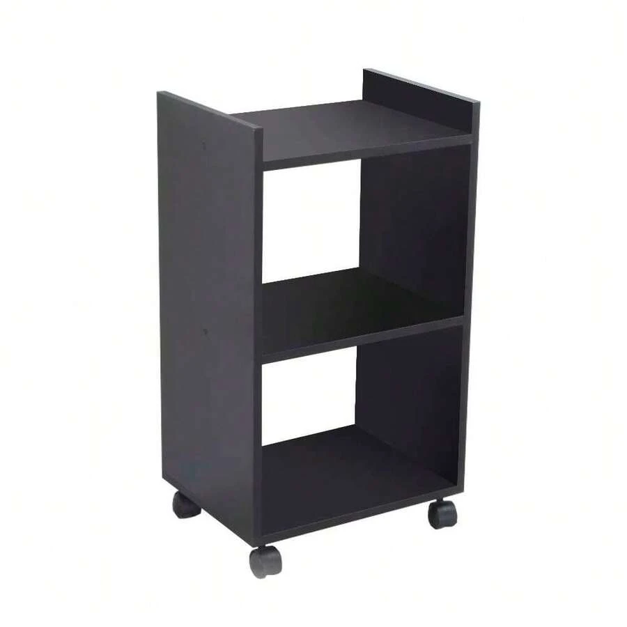 Nicho Organizador Móvel Multiuso Preto para Lavanderia com Rodízio 40cm - Preto - Visão 1