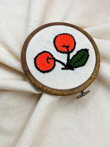 19.3" X 24.8" Perforated Punch Embroidery Fabric, Lockstitch Edging To Prevent Fraying, Suitable For Punch Embroidery And Rug Hooking - Apricot - View 5