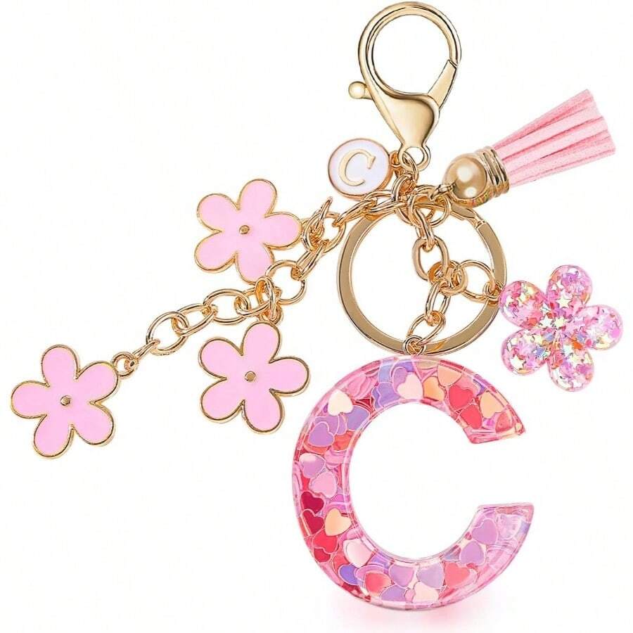 Women Bag Accessories - Pink + C - View 1