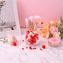 200克人造无孔漂浮珍珠,混合尺寸10毫米/16毫米/20毫米,可用于花瓶填充、婚礼装饰、漂浮蜡烛装饰、家居摆件,适合DIY婚礼、生日、主题派对、情人节、万圣节、圣诞节装饰(含水珠) - 紅色+白色+粉紅色 - 查看 6