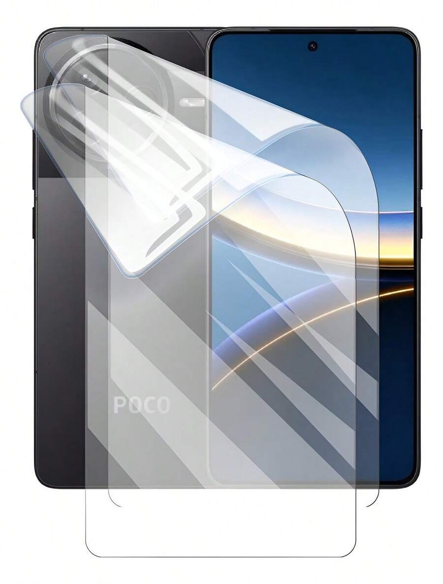 Poco F7 Pro - 2 Micas Hidrogel Diferentes acabados - HD - Ver 1