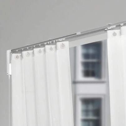 Smart Electric Curtain Track, 71-118 Inch Adjustable Length, Motorized Rod With Remote, Ceiling And Wall Mount, Automated Curtain Track System Compatible With Alexa, Goo Gle Home, App Control