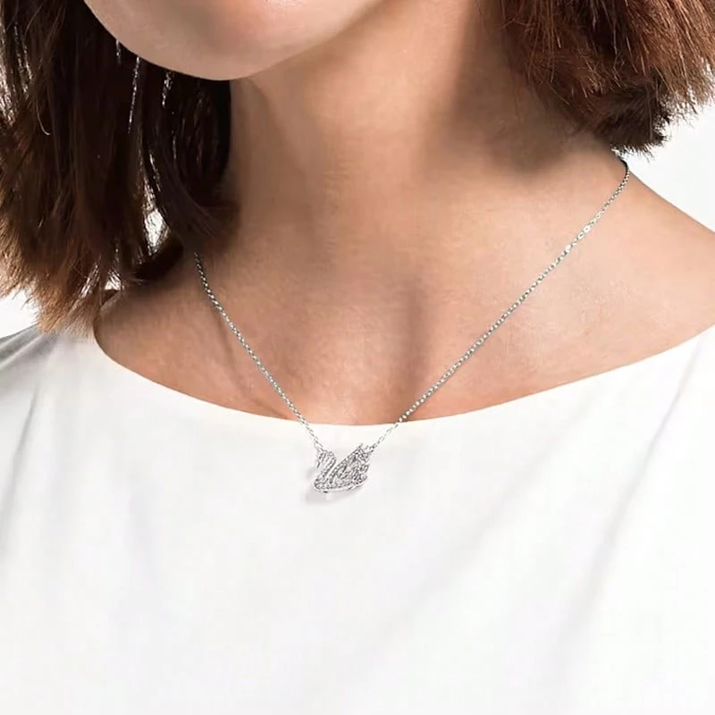 Swarovski Swan Necklace For Ladies 5514421 - White 5514421 - View 1