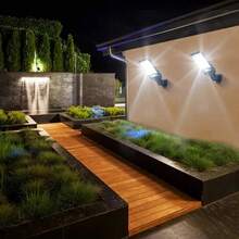 Solar Lights Outdoor Waterproof 20000LM Solar Street Lights Outdoor, LED Solar Flood Lights Dusk To Dawn With Motion Sensor, Solar Parking Lot Lights With Remote Control For Yard - 1 包 - 查看 6