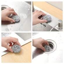 Stainless Steel Scrubbers - Silver - View 5
