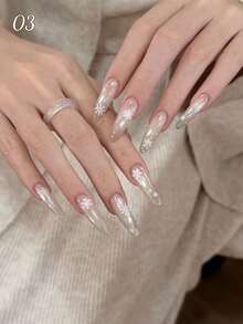 MISSMONDAY 15ml 8合1多功能瓷白系列猫眼凝胶指甲油套装，UV/LED可浸泡指甲油，节日DIY新年美甲设计 - 彩色 - 查看 7