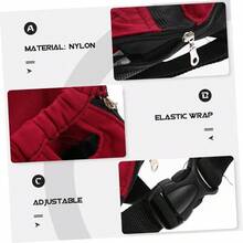 Mochila De Pet Chest Pack y Transpirable para Bolso De Hombro para y Gatos Rojo - Rojo - Ver 7