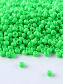 GO2CJBEADS DIY串珠工艺材料 10克手链珠 多色 2毫米圆形玻璃珠，用于珠宝制作