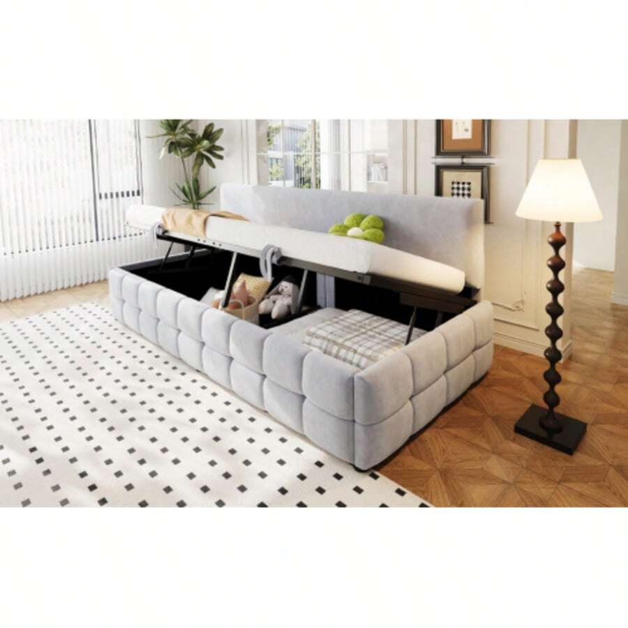 Bed Frames - Light Gray - View 1