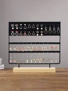 Iron Art Earring Holder, Home Jewelry Organizer Earring Display Stand - Multicolor - View 12