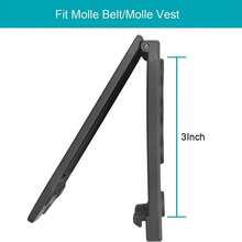 Adjustable Multi-Function Plastic Magazine Pouch For 9mm, .40, .45 Caliber - Black - View 2