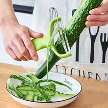 Large Stainless Steel Vegetable Peeler Multi-Functional Kitchen Grater For Fruits Veggies Carrots - 預設(Default) - 查看 6