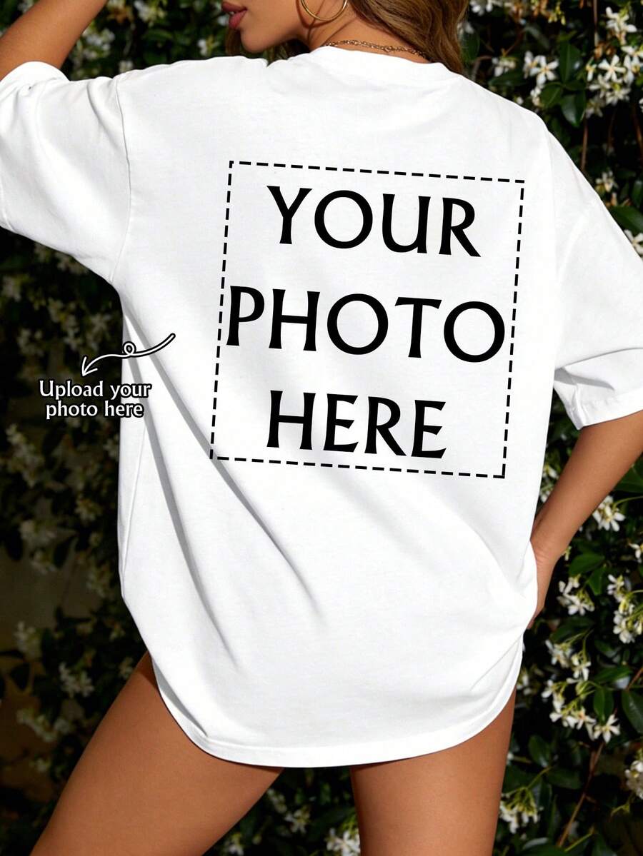 Customizable Plus-Size Vacation T-Shirt. Ideal For Seaside Trips, Poolside Lounging, Or Summer Festivals. Lightweight And Breezy For Ultimate Comfort. Your Perfect Souvenir From A Sunny Escape! - White - View 1