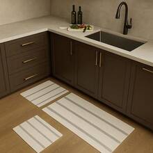 100% Cotton Kitchen Rug Kit With Mandacaru Runner 3 Pcs - 灰色 - 查看 8